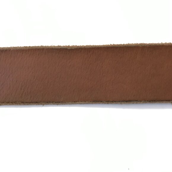 Gucci GG Marmont Logo 1.5" Wide Leather Belt Womens Brown Gold Brass Logo 34 - Picture 6 of 10